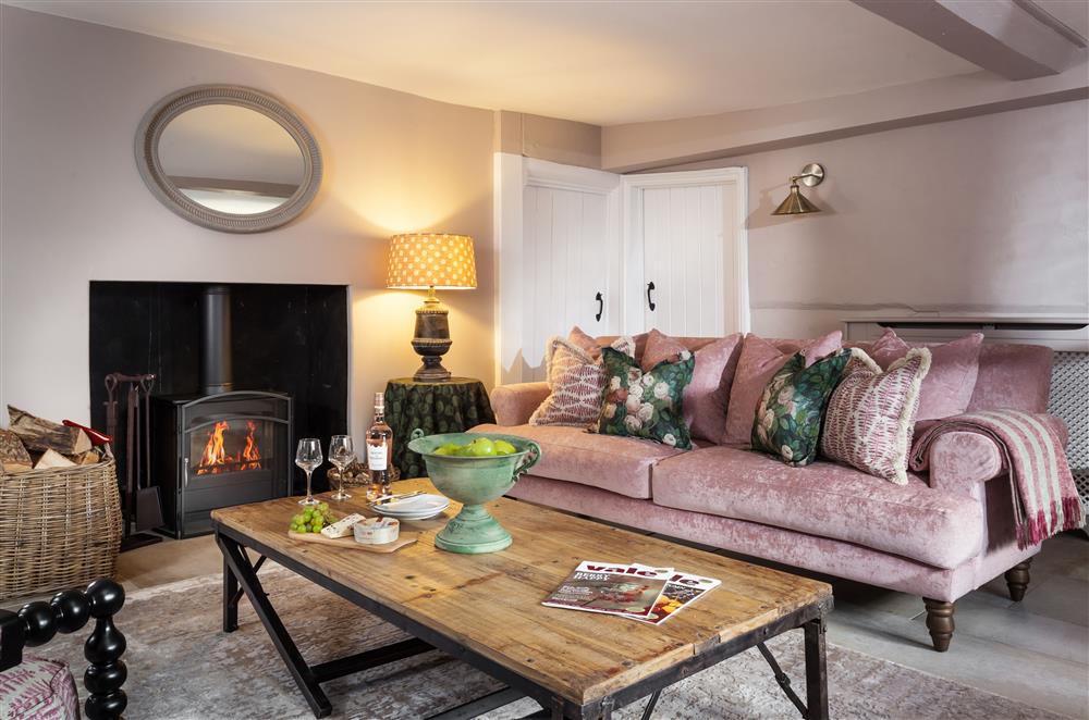 Relax in the sublime sitting room at The Gables, Honeybourne