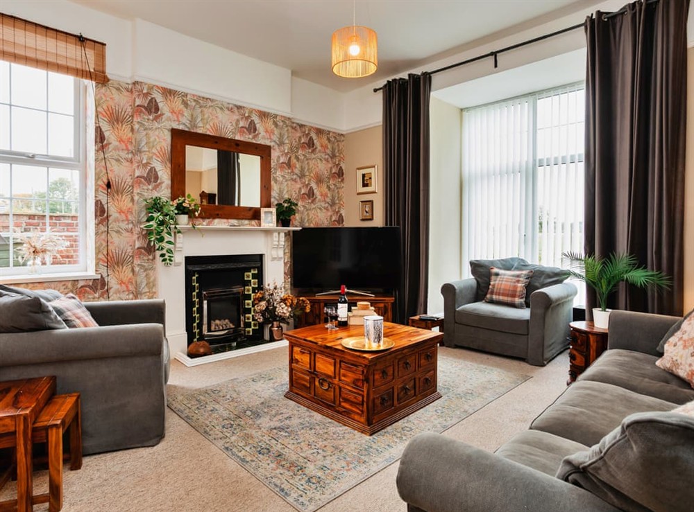 Living area at The Gables Lodge in Netherton Colliery, Northumberland