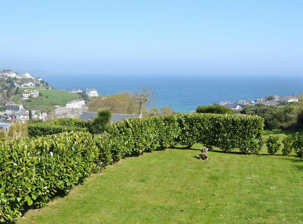 Private garden at The Gallery in Port Mellon, near Mevagissey, Cornwall