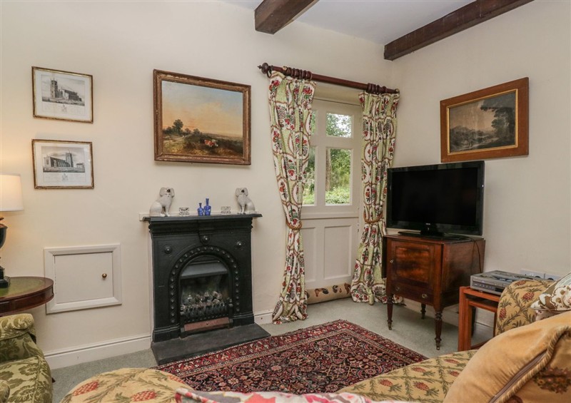 This is the living room at The Gameskeepers Cottage, Cartmel