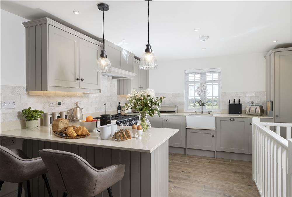 Ground floor:  Well-equipped modern kitchen with sit up bar at The Gap, Blockley