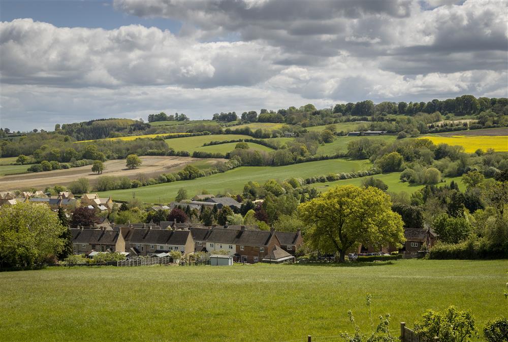Stunning views of the surrounding countryside at The Gap, Blockley
