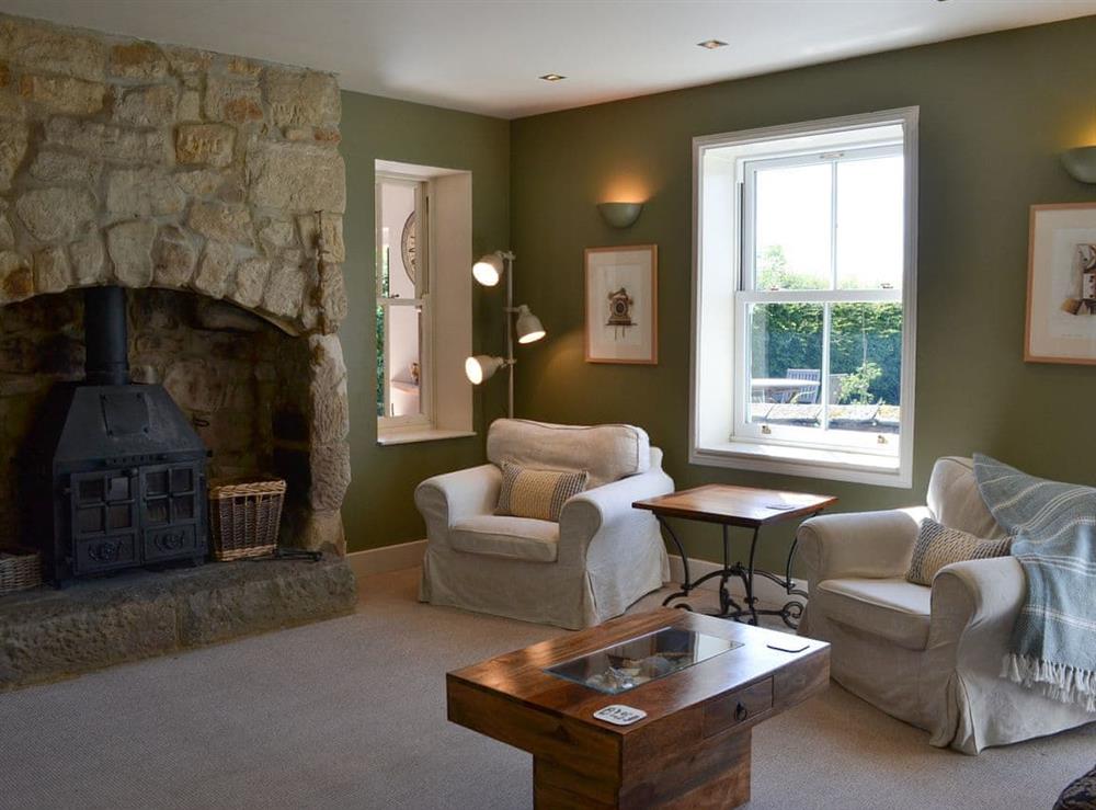 Living room at The Gap in Boulmer, near Alnwick, Northumberland