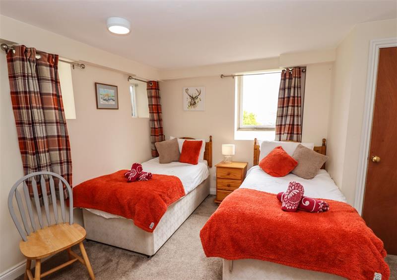 One of the 2 bedrooms at The Garden Apartment, Aislaby