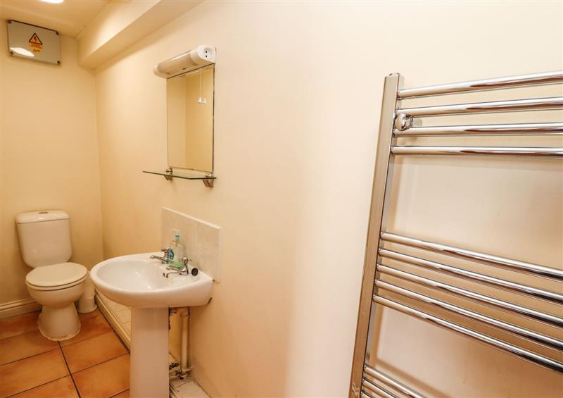 This is the bathroom at The Garden Apartment, Aislaby