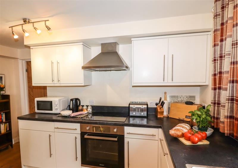 This is the kitchen at The Garden Apartment, Aislaby