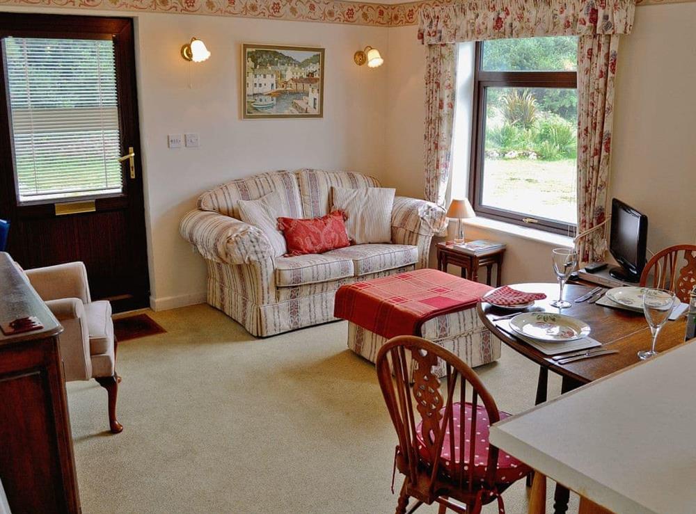 Open plan living/dining room/kitchen at The Garden Apartment in Tregonetha, St Columb, Cornwall