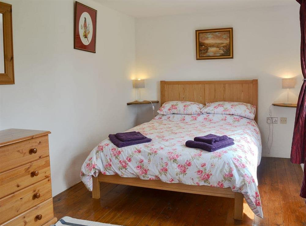 Comfortable double bedroom at The Garden Barn in Ugborough, Ivybridge, Devon., Great Britain