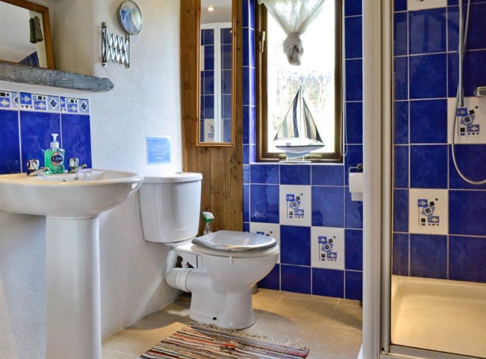 Shower room at The Garden Barn in Ugborough, Ivybridge, Devon., Great Britain