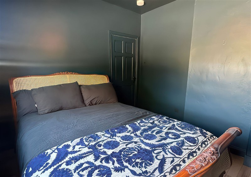 One of the bedrooms at The Garden Cottage and Carriage House, Annagry