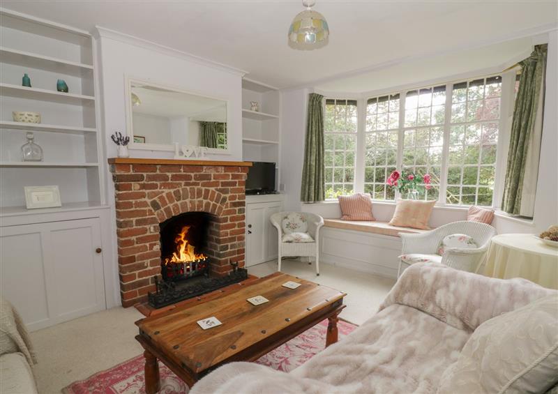 Relax in the living area at The Garden Cottage, Castle Hedingham