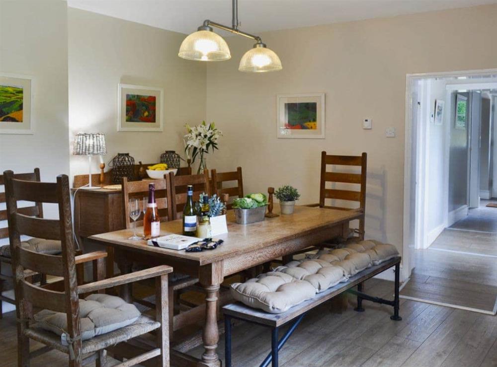 Dining room with welcome pack (photo 2) at The Garden Cottage in Rudston, near Bridlington, North Humberside