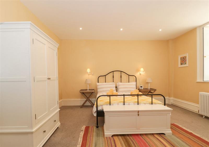 This is a bedroom at The Garden Flat, Charmouth