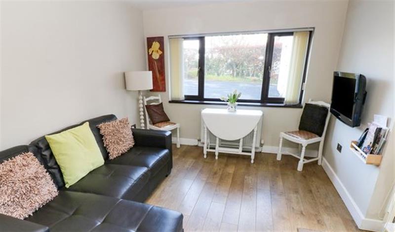 The living area at The Garden Flat, South Wales & Pembrokeshire