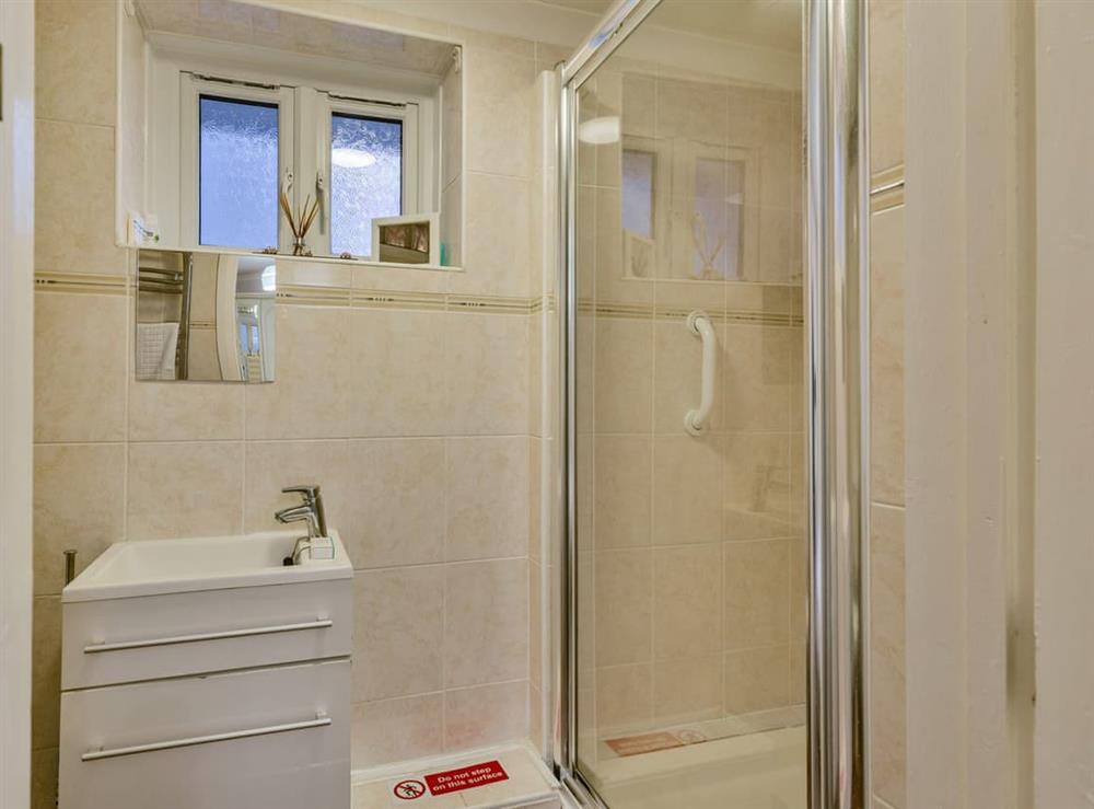 Shower room at The Garden Flat in Torquay, Devon