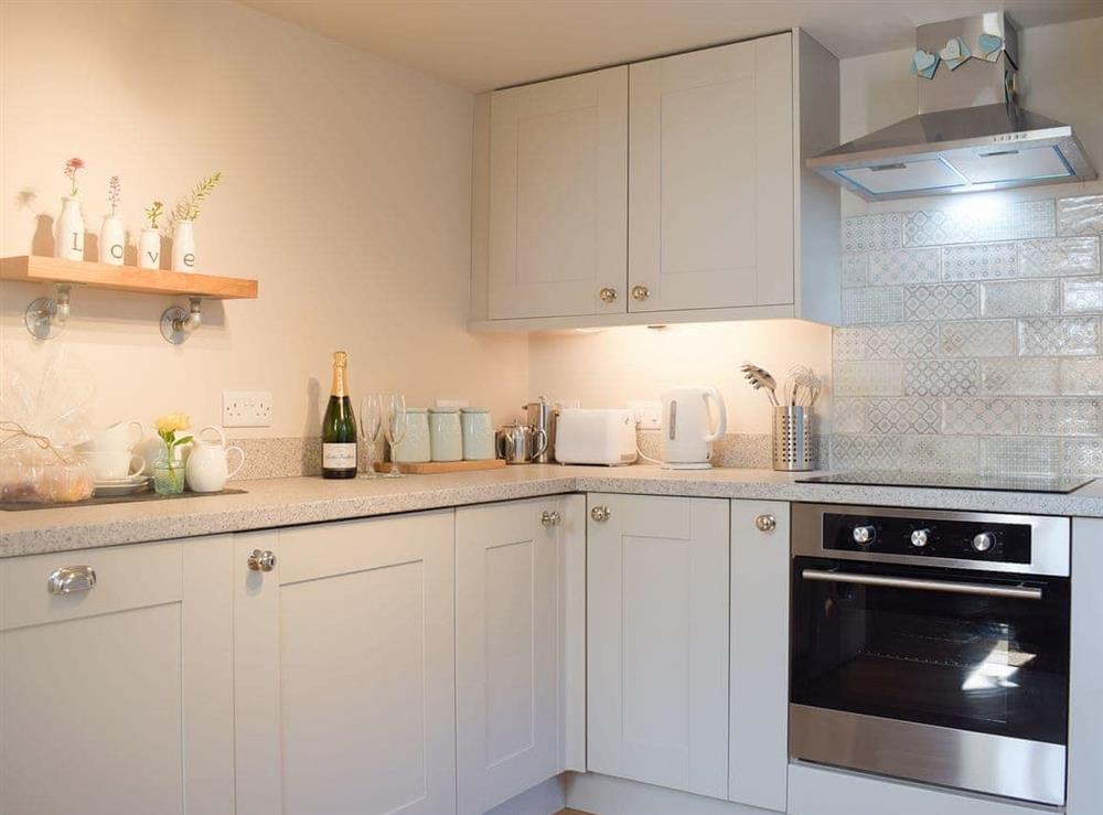 Well-appointed kitchen at The Garden Retreat in Marbury, near Whitchurch, Hampshire