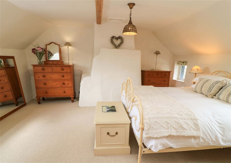 One of the bedrooms at The Garden Retreat, Winchcombe
