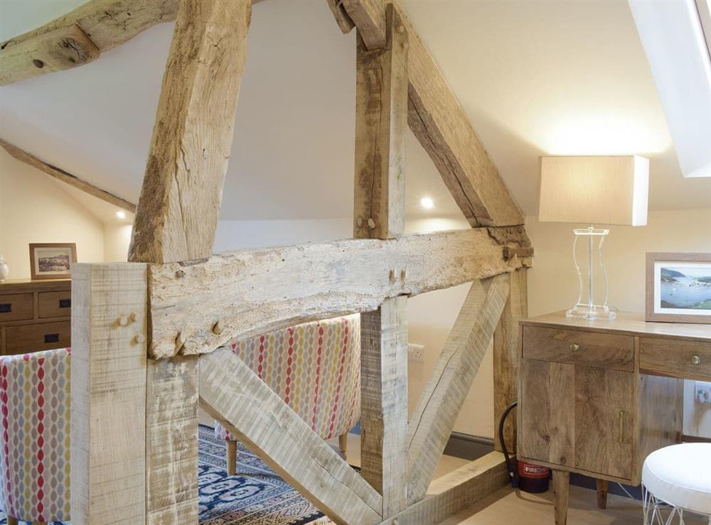 Historic exposed beams throughout at The Garden Room at Eudon George in Eudon George, near Bridgnorth, Shropshire