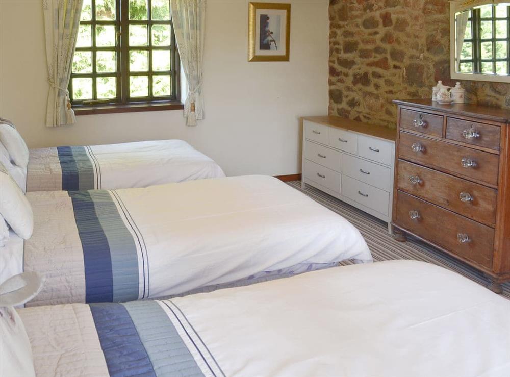 Good sized triple bedroom (photo 2) at The Garden Room in Marldon, near Paignton, Devon