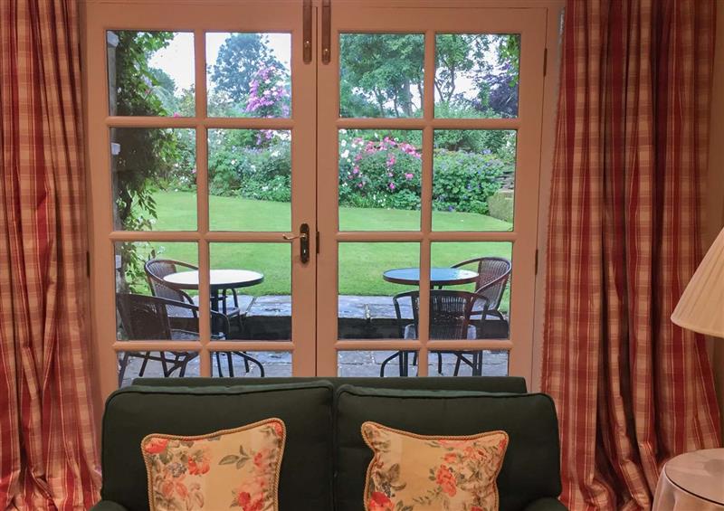 French doors to the garden at The Garden Rooms, Austwick, North Yorkshire