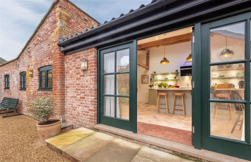 Ground floor: Enter into gorgeous open-plan living area at The Gardeners Cottage, Earsham near Bungay