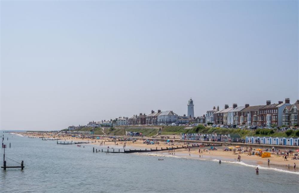 Southwold is well-known for its fantastic pier, beach huts and charming coastal pubs and cafes at The Gardeners Cottage, Earsham near Bungay