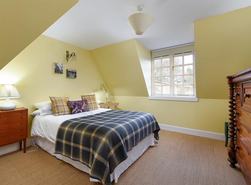 Double bedroom at The Gardeners Cottage in Methven, Perthshire