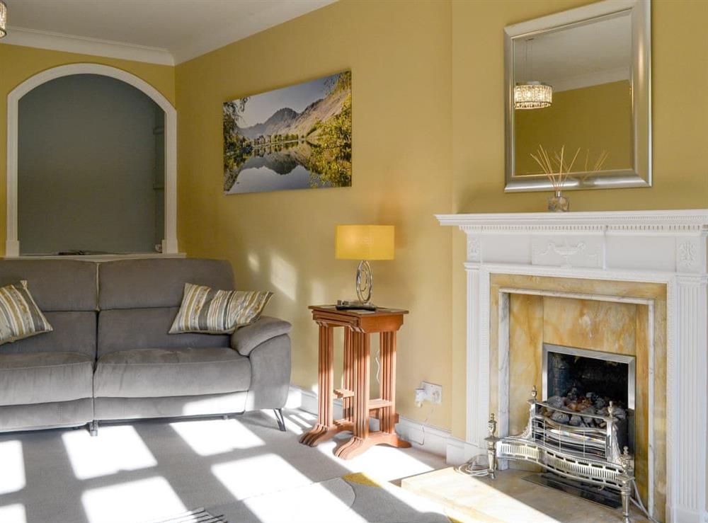 Stylish living room at The Garth in Penrith, Cumbria