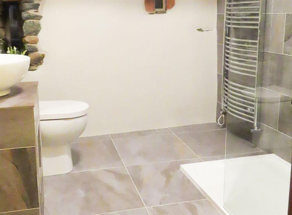 Wonderful contemporary shower room at The Garth in Penrith, Cumbria