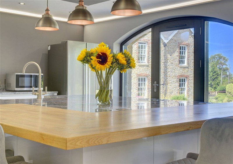 This is the kitchen at The Gate House, Aldbrough St. John near Barton
