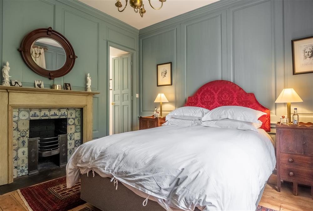 Bedroom two with a 5’ king-size bed and access to Jack n Jill bathroom at The Gate House, Blickling near Norwich
