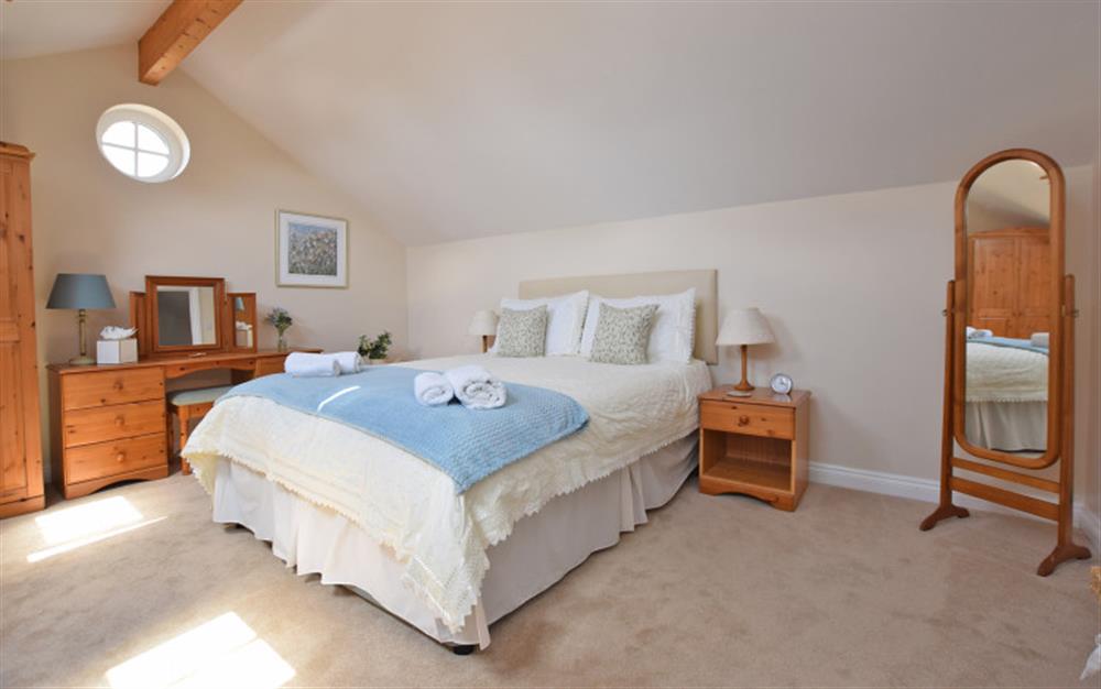 This is a bedroom at The Gatehouse in Lymington
