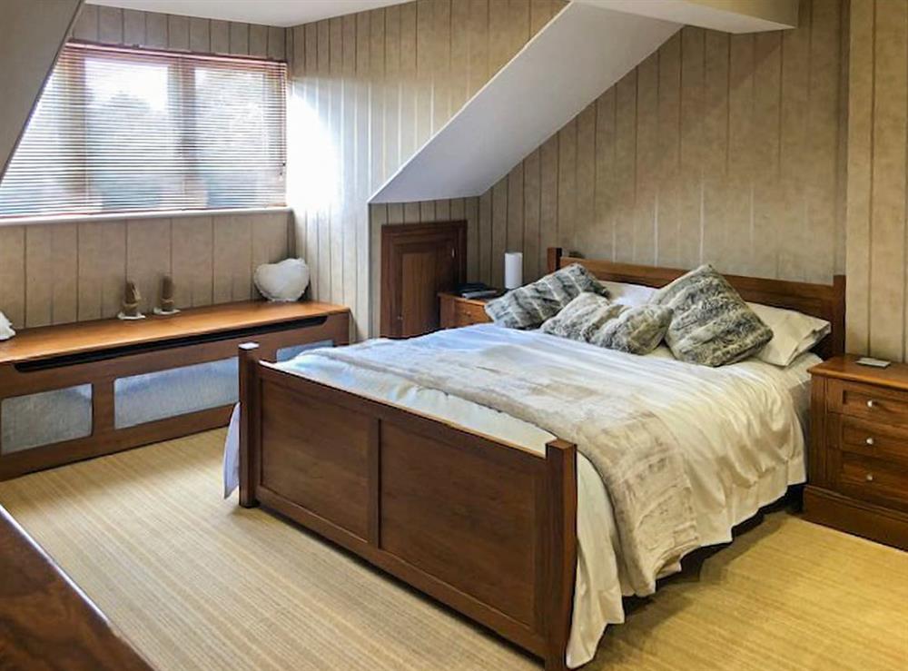 Double bedroom at The Gatehouse in Pagham, West Sussex