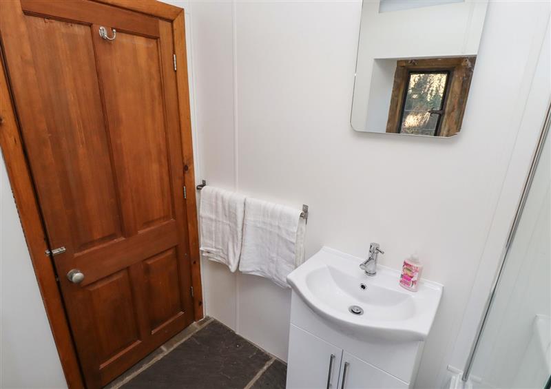 This is the bathroom at The Gatehouse, Teversal village near Mansfield