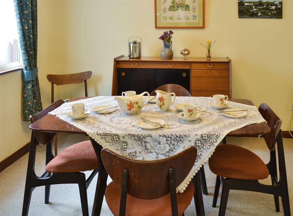 Dining room at The Gazebo in Marazion, near Penzance, Cornwall