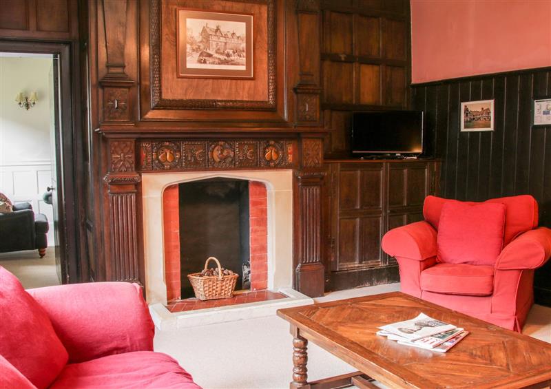 Relax in the living area at The Generals Quarters, Pitchford near Shrewsbury