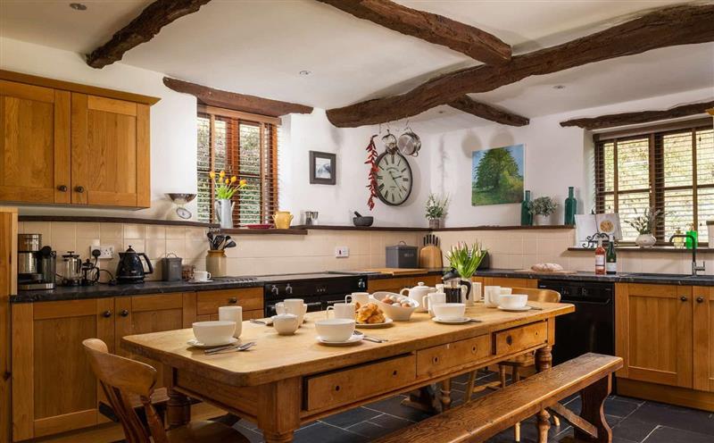 This is the kitchen at The Georgian House, Combe Martin