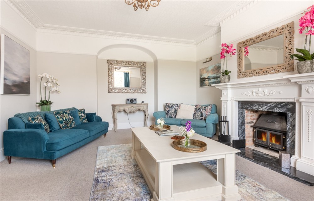This is the living room (photo 4) at The Georgian House in Combe Martin