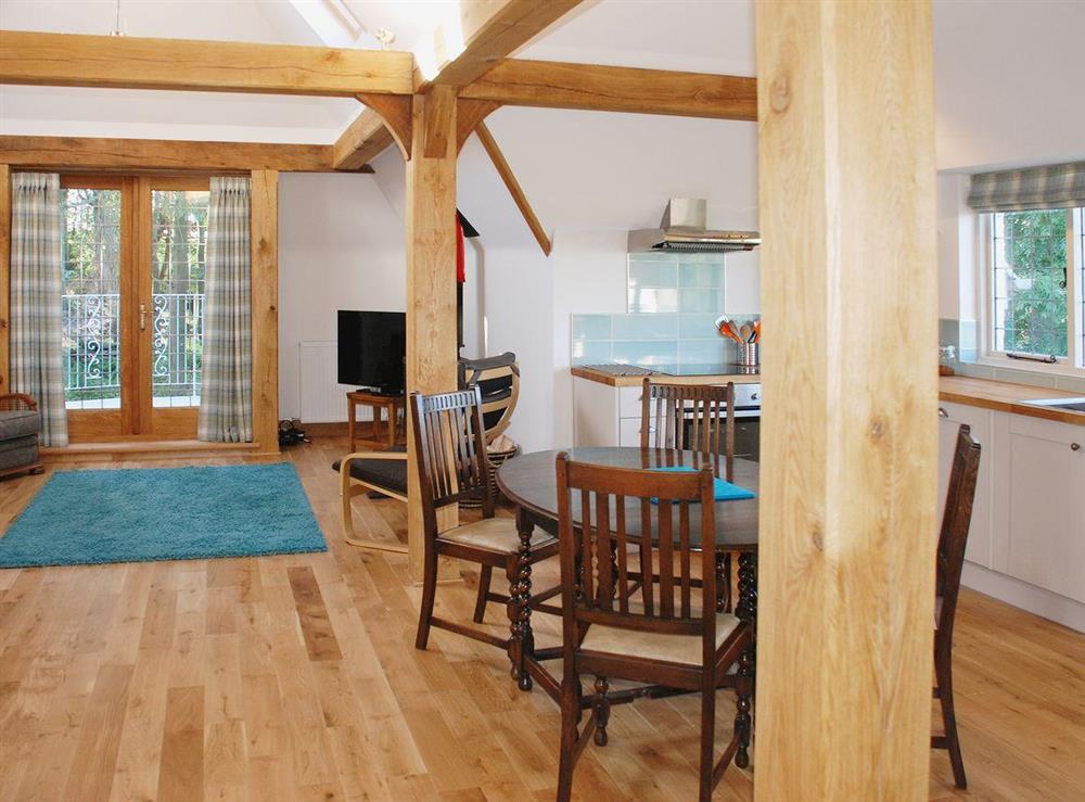 The spectacular wooden floor throughout the property is impressive