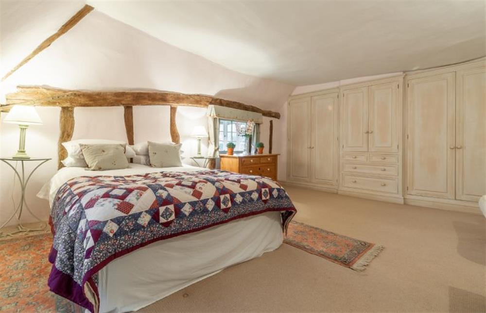 Bedroom with built in wardrobes at The Gildhall, Higham