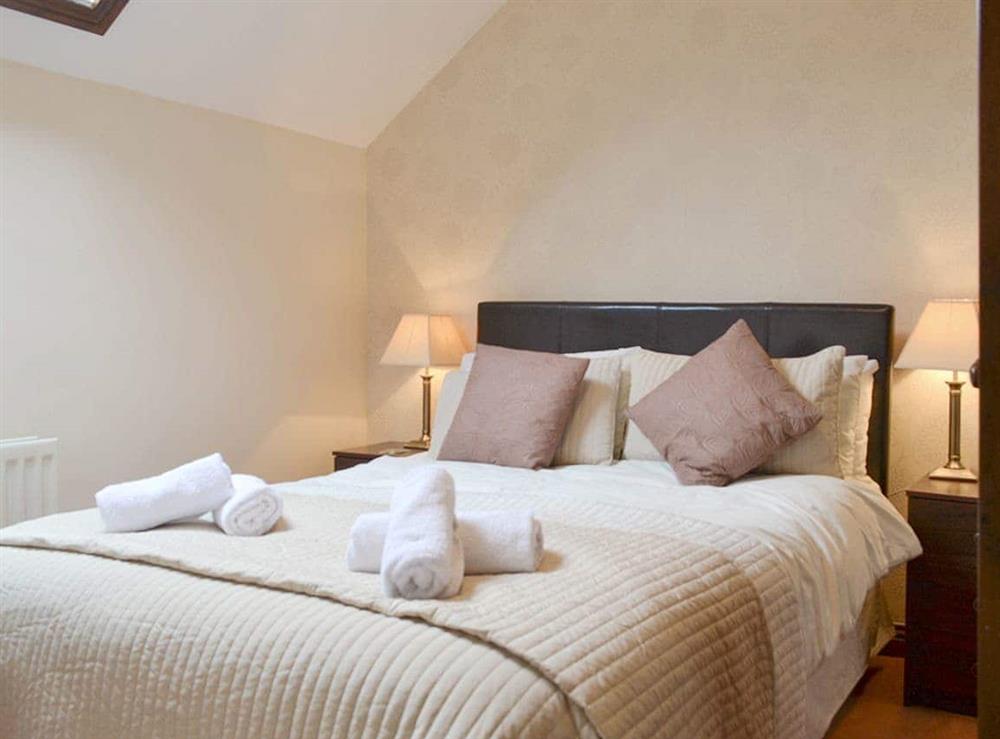 Comfortable double bedroom at The Gingang in Frosterley, near Bishop Auckland, Durham
