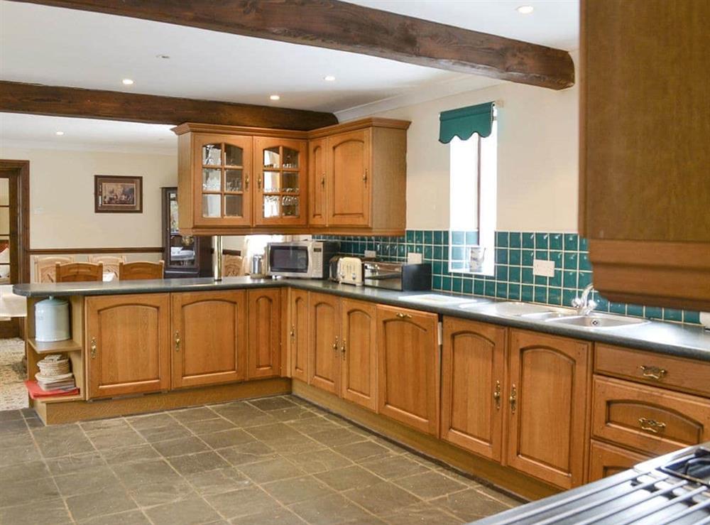 Well-equipped fitted kitchen at The Gingang in Frosterley, near Bishop Auckland, Durham