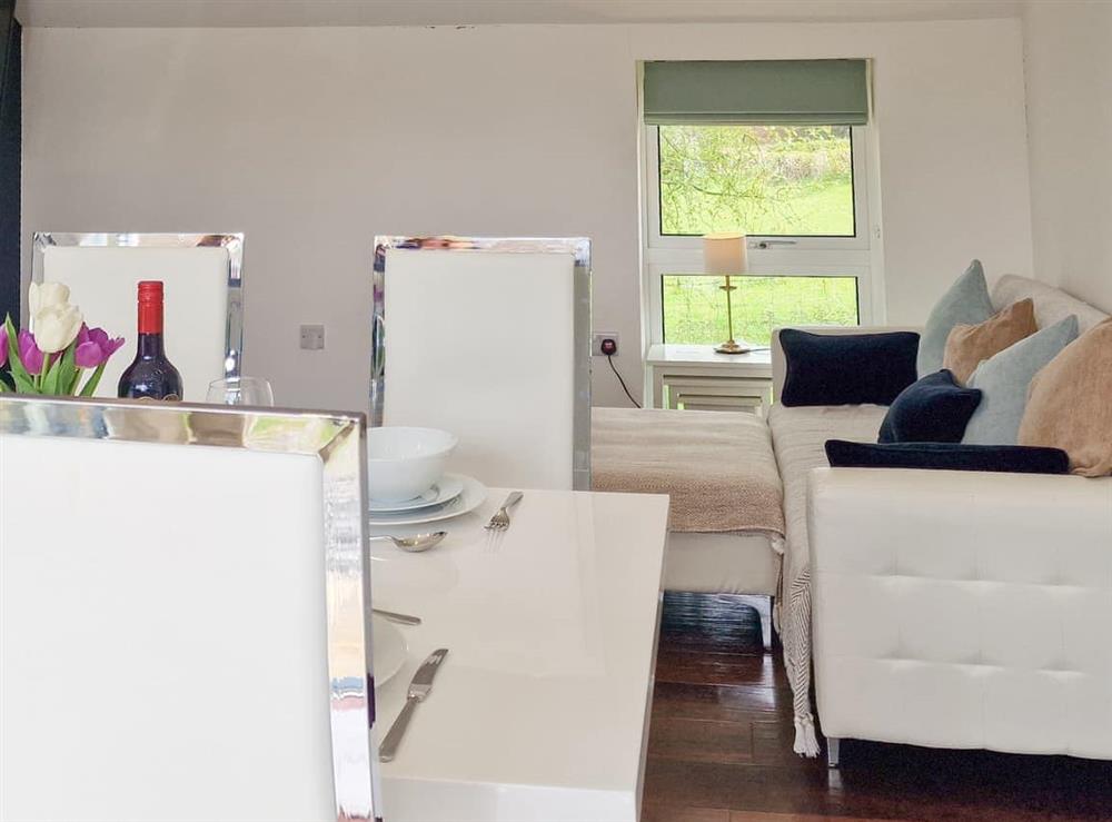 Open plan living space at The Gite at Wildflowers in Rowberrow, Somerset