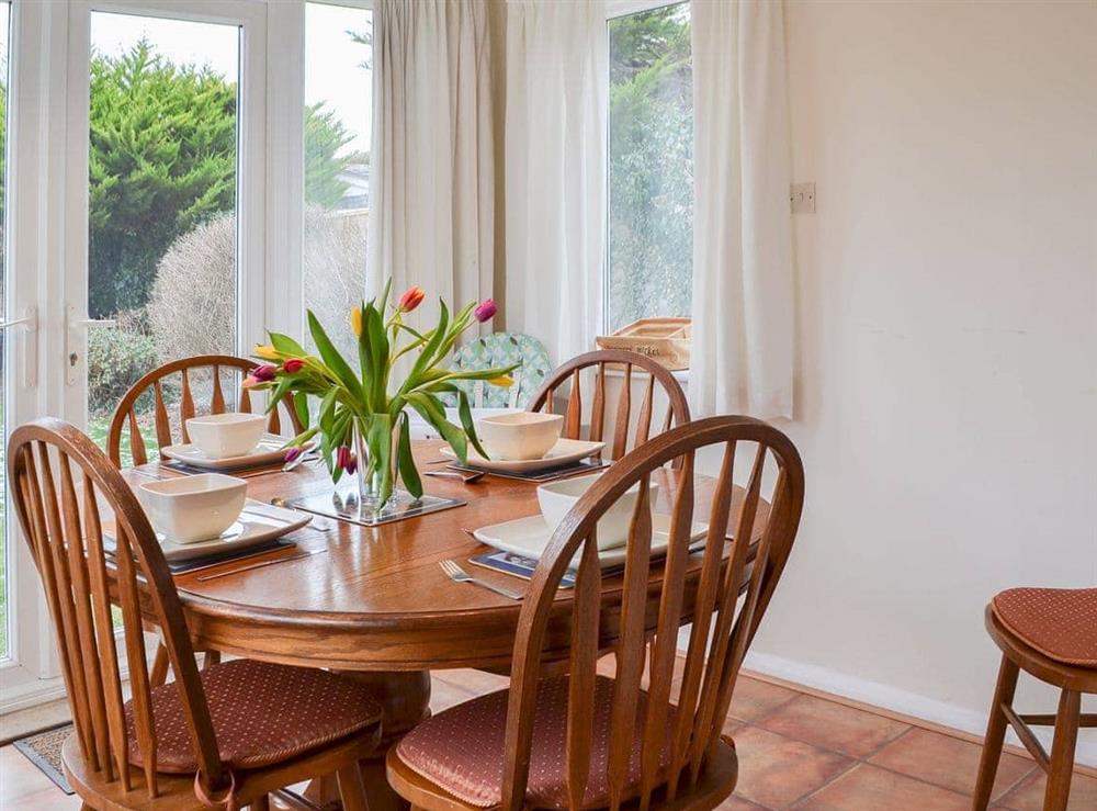 Light and airy dining area at The Glade in Ferring, Worthing, West Sussex