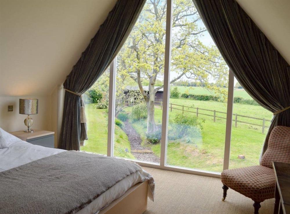 Romantic double bedroom at The Glass Room in Ardleigh Heath, near Colchester, Essex