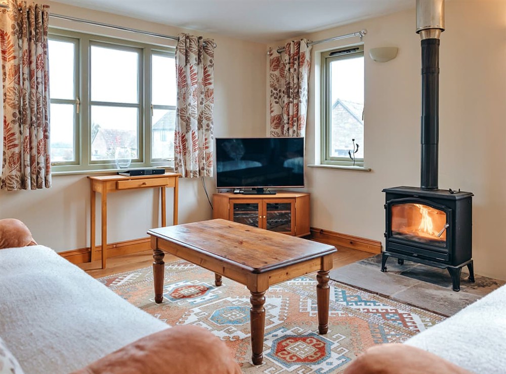 Living area at The Glasshouse in Craven Arms, Shropshire