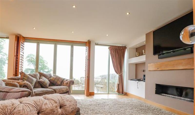 Enjoy the living room at The Glasshouse, Mellor