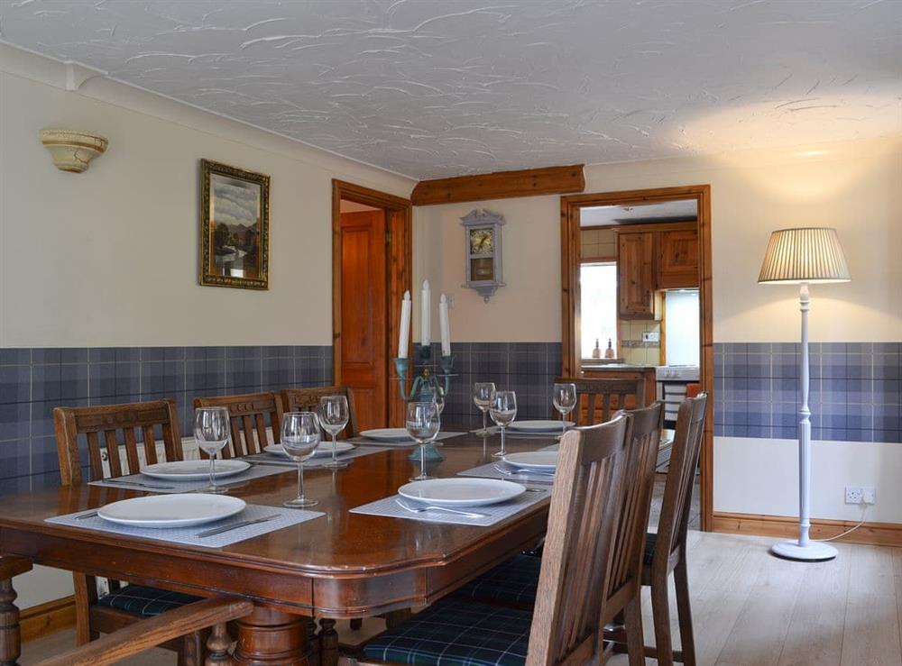 Dining room at The Glebe in Duthil, near Aviemore, Inverness-Shire