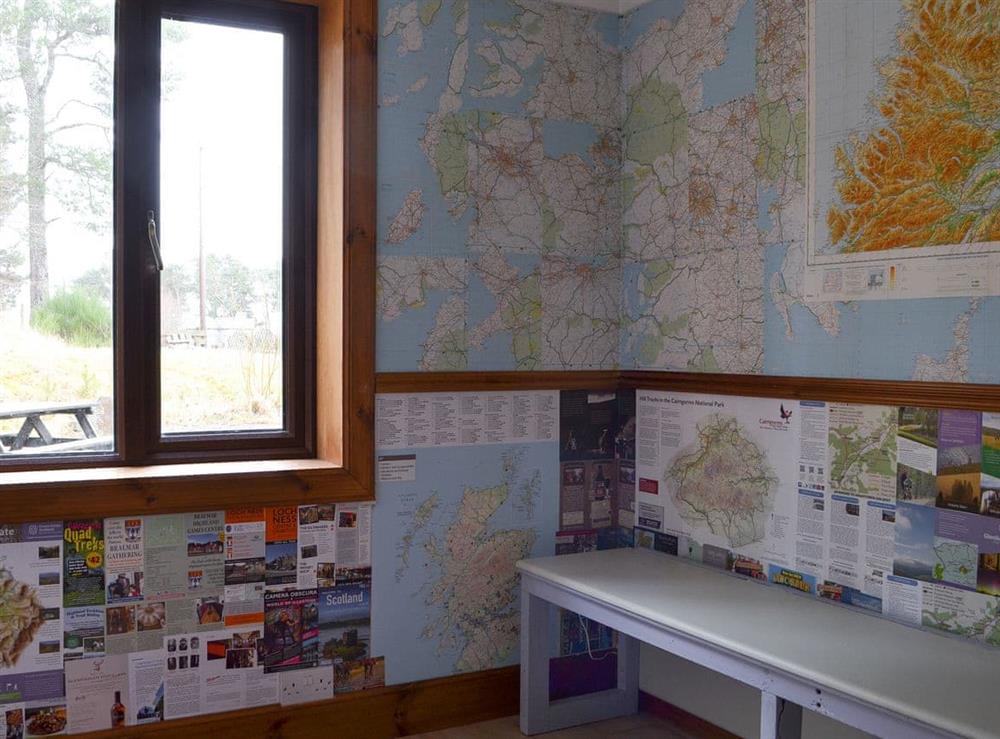 Map room at The Glebe in Duthil, near Aviemore, Inverness-Shire