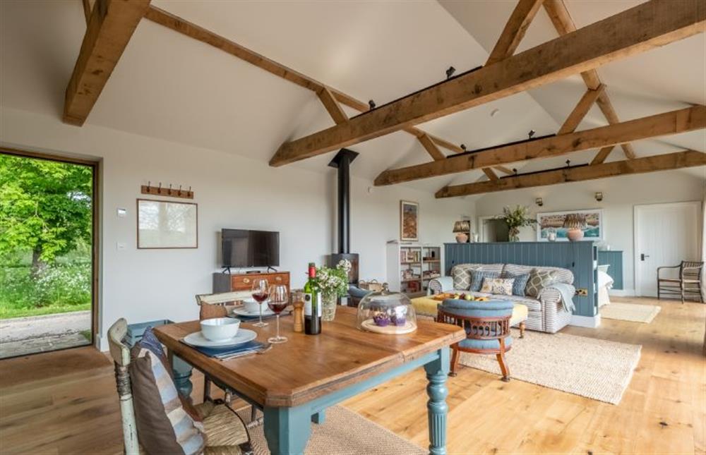 Ground floor: Dining area at The Goat Shed, Thompson near Thetford